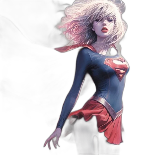 comic book art, concept art, fantasy art, watercolor transparent PNG cut-out