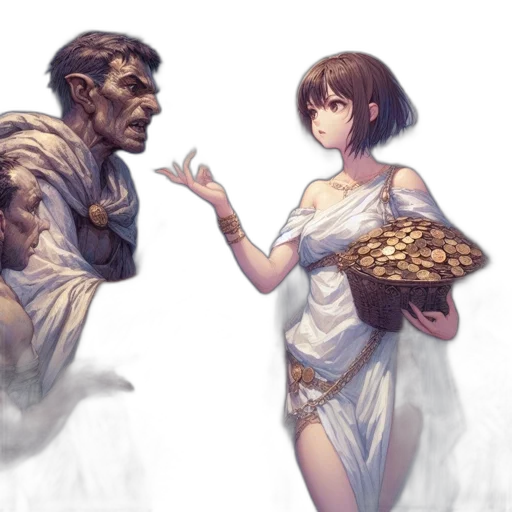 concept art, fantasy art, comic book art, anime transparent PNG cut-out