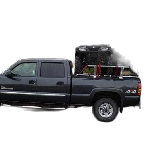black, pickup, truck, 4x4 transparent PNG cut-out