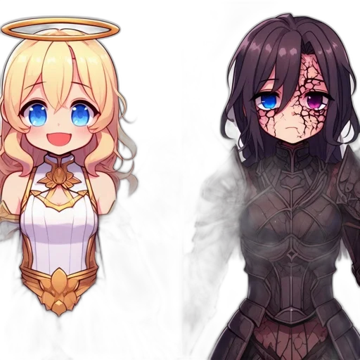 pixel art, anime, fantasy art, concept art transparent PNG cut-out