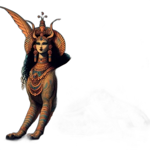 dragon, mask, staff, creature transparent PNG cut-out