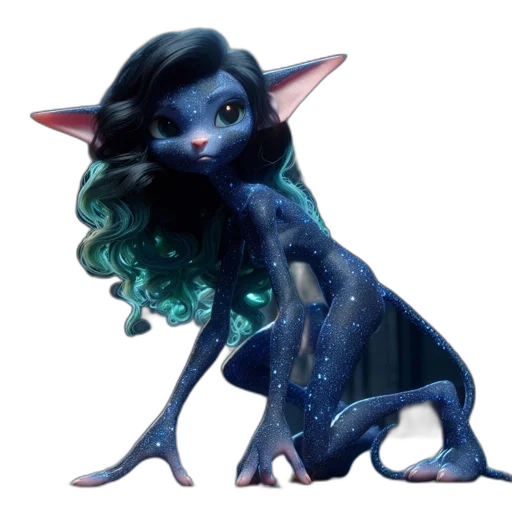 dragon, creature, staff, animal transparent PNG cut-out
