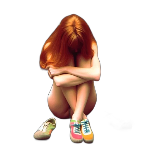 shoes, photorealistic, concept art, oil painting transparent PNG cut-out