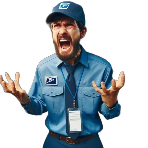 staff, robot, jacket, face transparent PNG cut-out