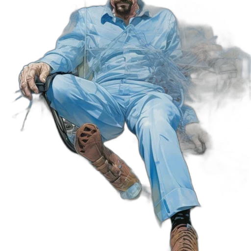 staff, jacket, shoes, face transparent PNG cut-out