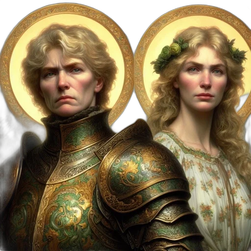 fantasy art, concept art, photorealistic, oil painting transparent PNG cut-out