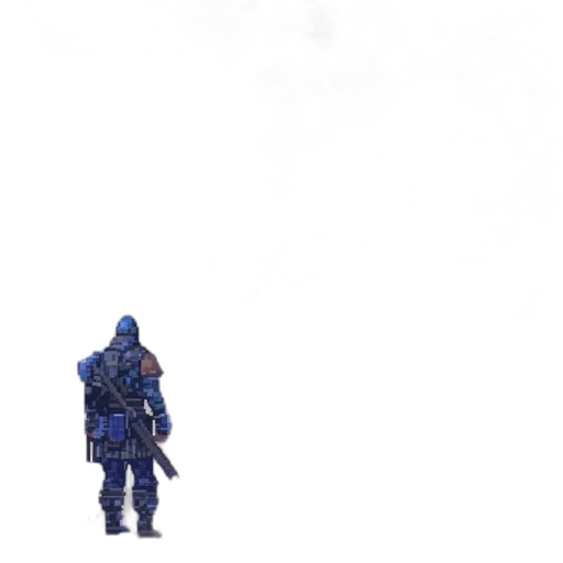 robot, weapon, staff, creature transparent PNG cut-out