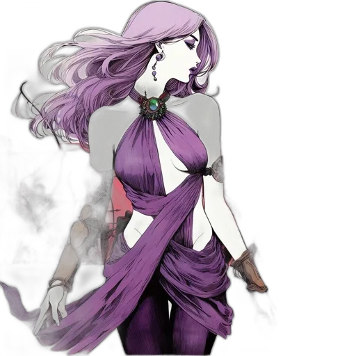 dress, staff, concept art, fantasy art transparent PNG cut-out
