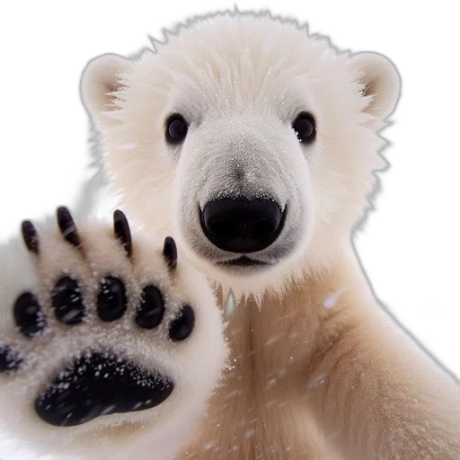 animal, creature, photorealistic, close-up transparent PNG cut-out