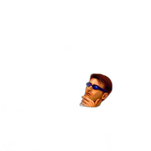 face, hair, robot, staff transparent PNG cut-out
