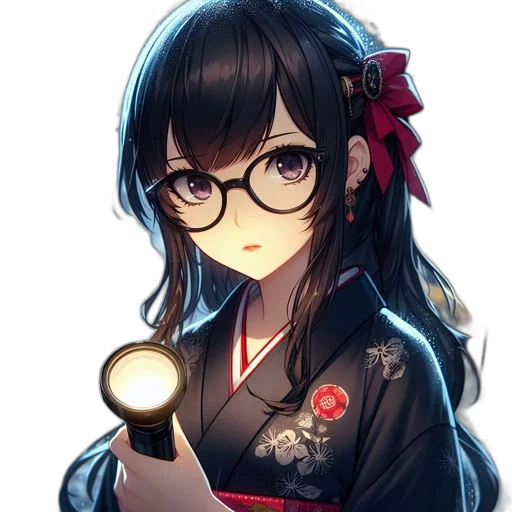 staff, weapon, face, flower transparent PNG cut-out