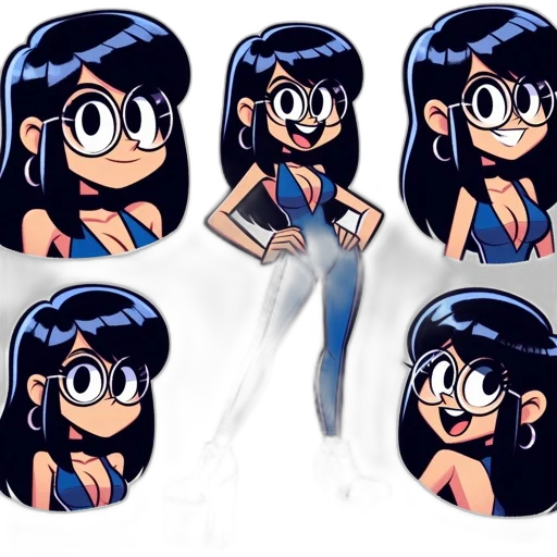 concept art, cartoon, anime, comic book art transparent PNG cut-out