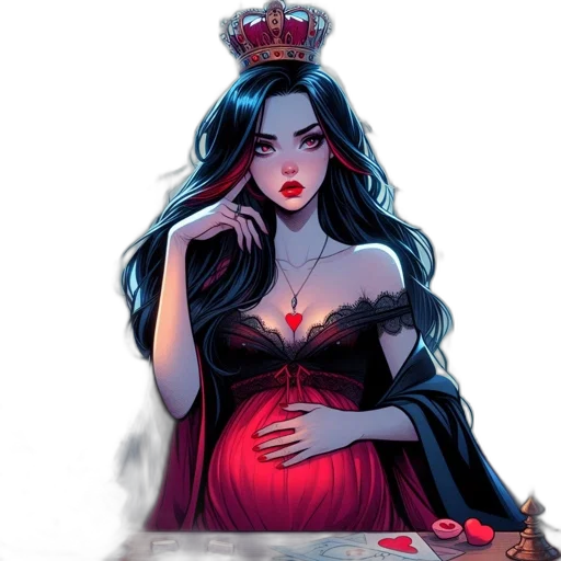 crown, dress, jewelry, concept art transparent PNG cut-out