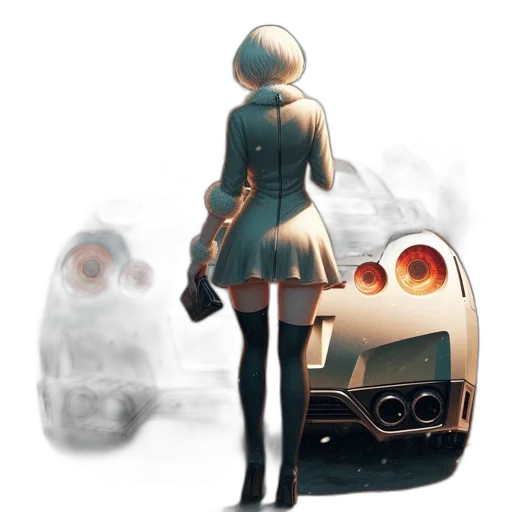car, robot, dress, weapon transparent PNG cut-out