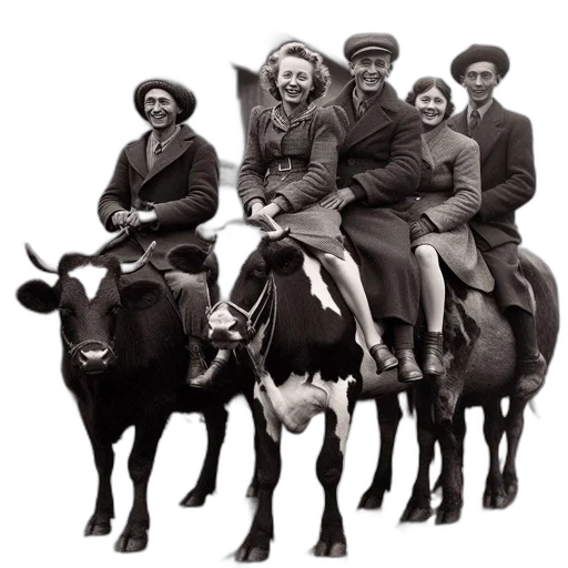 animal, hat, staff, five transparent PNG cut-out