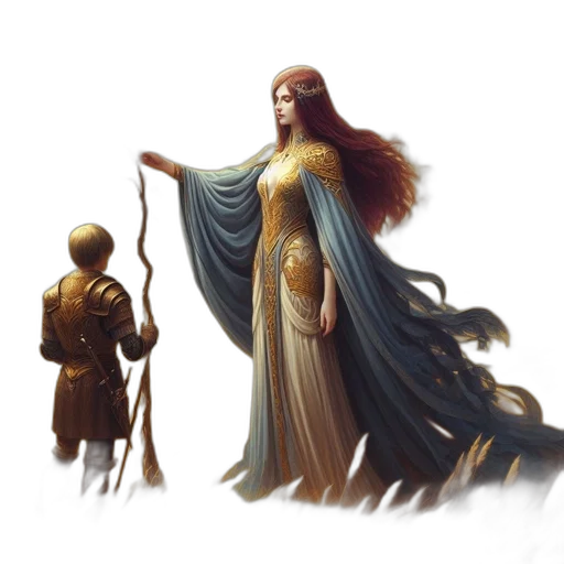 fantasy art, concept art, pixel art, comic book art transparent PNG cut-out