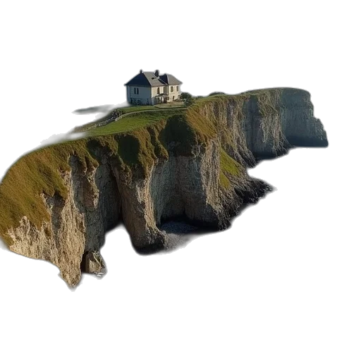 building, hat, 3d render, concept art transparent PNG cut-out