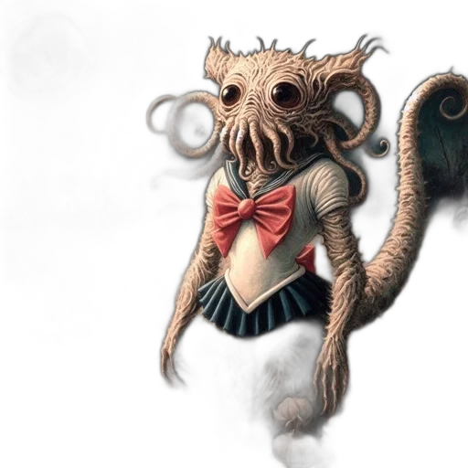 creature, mask, animal, staff transparent PNG cut-out