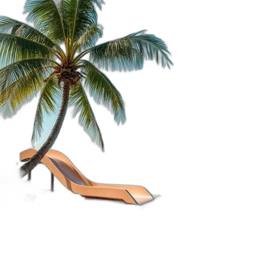 shoes, umbrella, 3d render, concept art transparent PNG cut-out