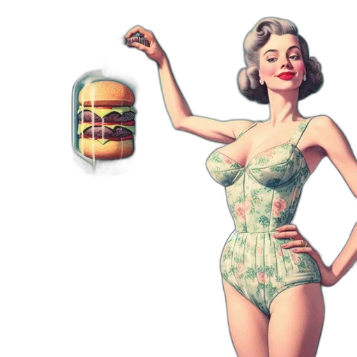 dress, food, concept art, pixel art transparent PNG cut-out