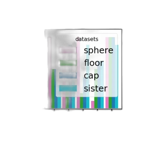 hat, vaporwave, 3d render, pixel art transparent PNG cut-out