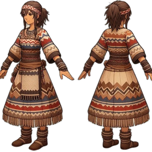 dress, concept art, fantasy art, pixel art transparent PNG cut-out