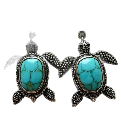 jewelry, turquoise, turtle, beads transparent PNG cut-out
