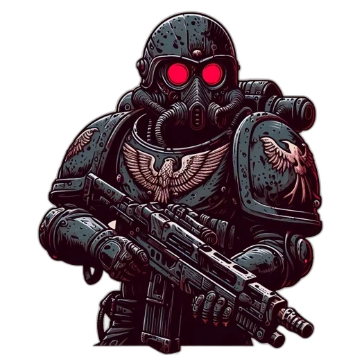 robot, weapon, mask, creature transparent PNG cut-out