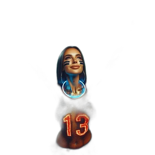 jewelry, face, jacket, concept art transparent PNG cut-out