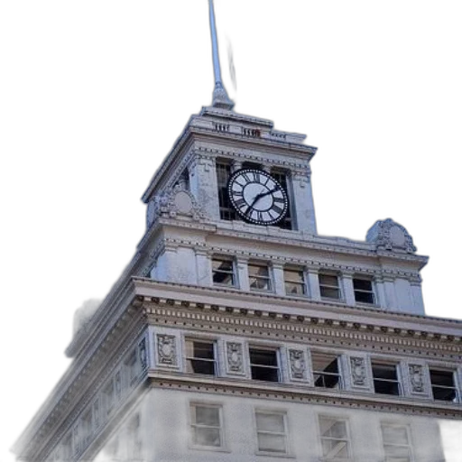 building, 3d render, photorealistic, city street transparent PNG cut-out