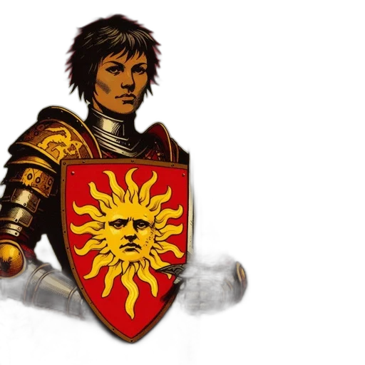sword, crown, staff, fantasy art transparent PNG cut-out