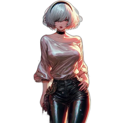 jacket, dress, robot, face transparent PNG cut-out