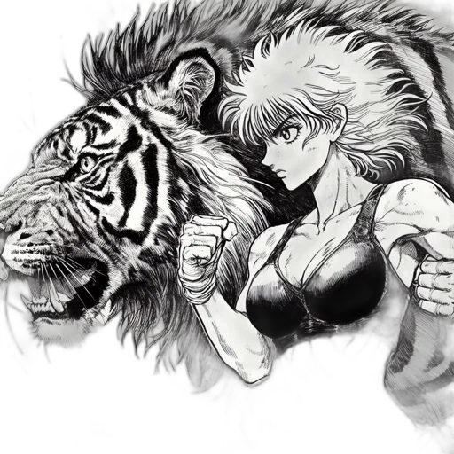 animal, comic book art, fantasy art, concept art transparent PNG cut-out