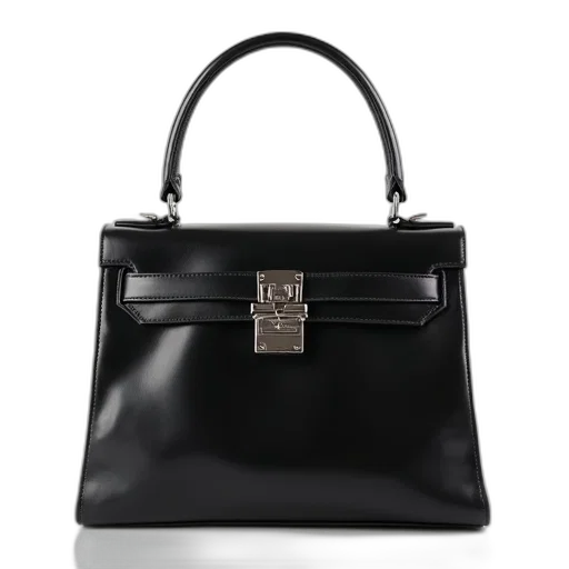 dark, monochrome, black, handbag transparent PNG cut-out