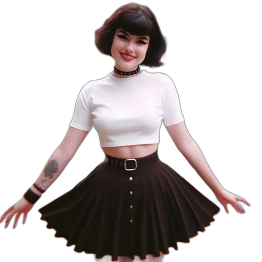 dress, 3d render, concept art, monochrome transparent PNG cut-out
