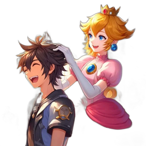 crown, weapon, staff, dress transparent PNG cut-out