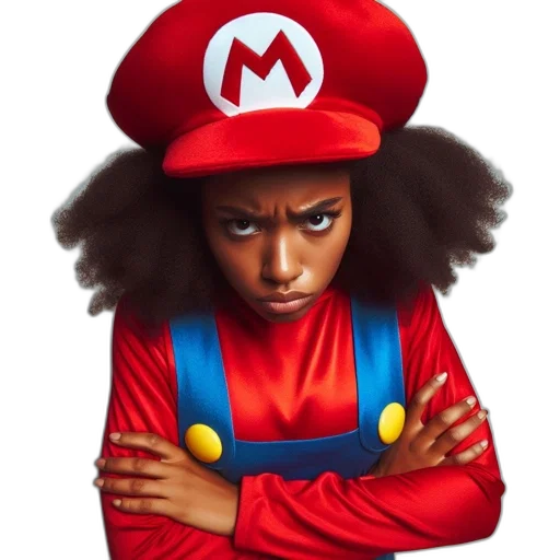 face, hat, dress, hair transparent PNG cut-out