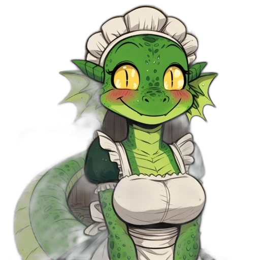 dragon, staff, pixel art, fantasy art transparent PNG cut-out