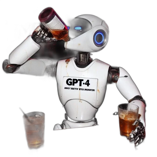 robot, 3d render, cyberpunk, concept art transparent PNG cut-out