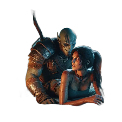 concept art, fantasy art, comic book art, pixel art transparent PNG cut-out