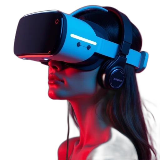 cyberpunk, 3d render, concept art, podcast transparent PNG cut-out