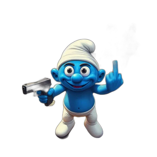 staff, weapon, robot, 3d render transparent PNG cut-out