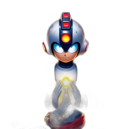 robot, staff, weapon, creature transparent PNG cut-out
