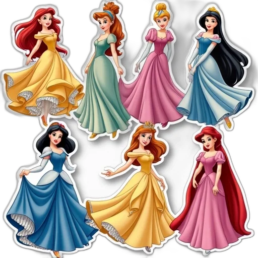 dress, concept art, 3d render, cartoon transparent PNG cut-out