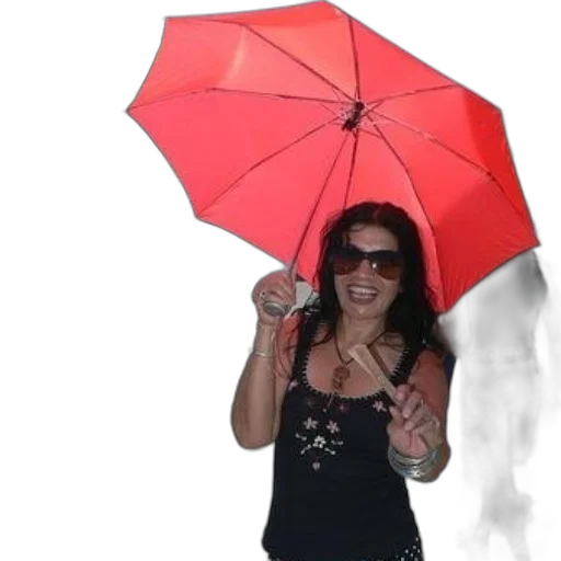 umbrella, staff, jacket, 3d render transparent PNG cut-out