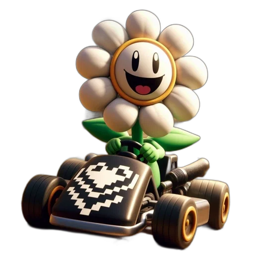 car, robot, flower, animal transparent PNG cut-out