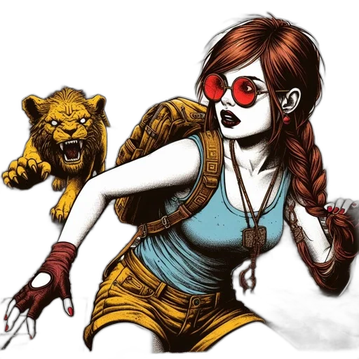 mask, comic book art, concept art, fantasy art transparent PNG cut-out