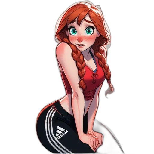 dress, staff, cartoon, anime transparent PNG cut-out