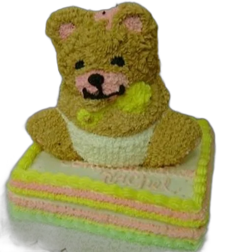 food, 3d render, teddy, bear transparent PNG cut-out