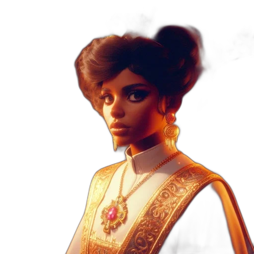 crown, face, staff, dress transparent PNG cut-out